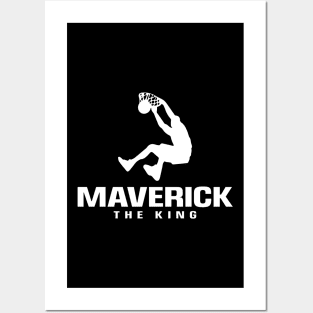 Maverick Custom Player Basketball Your Name The King Posters and Art